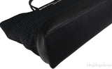 Saint Laurent Black Raffia Rive Gauche Black Oversize Tote