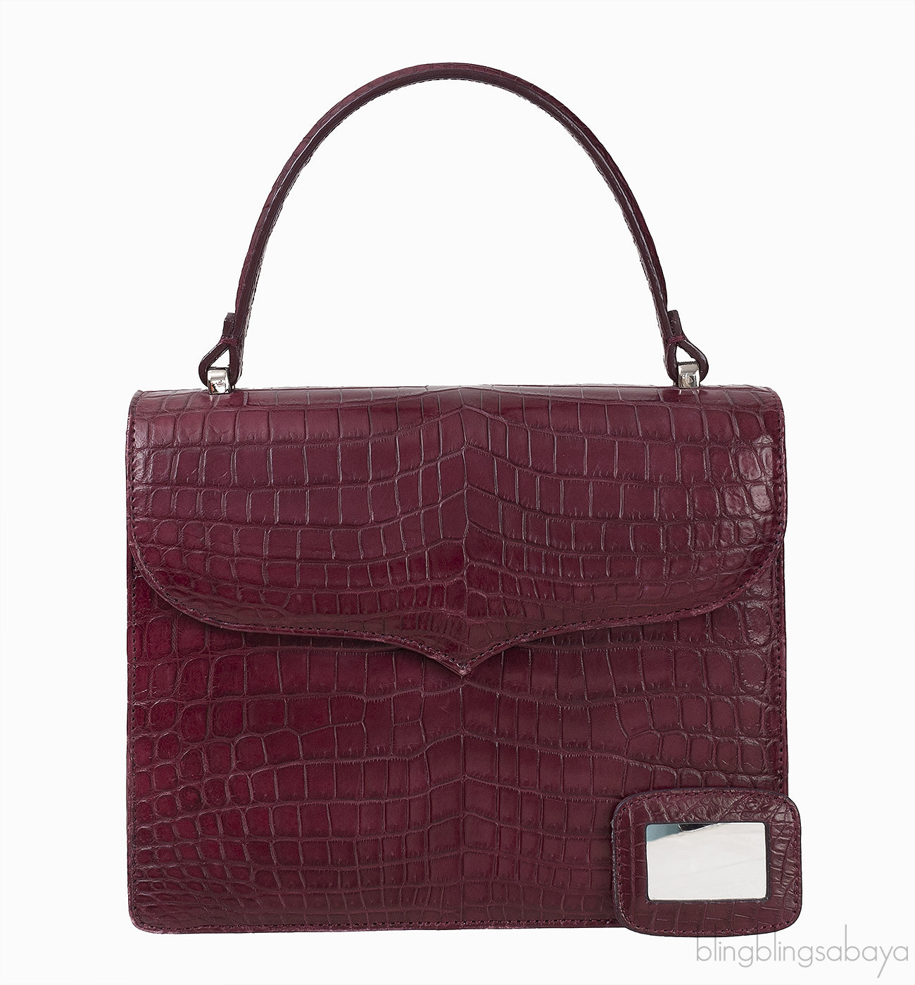Maxime Bordeaux Crocodile Bag