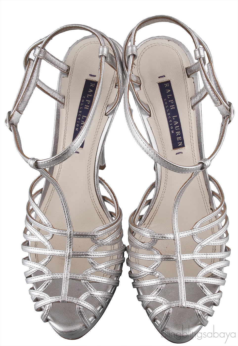 Silver Strappy Sandals