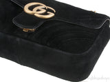 Black Marmont Velvet Mini Bag