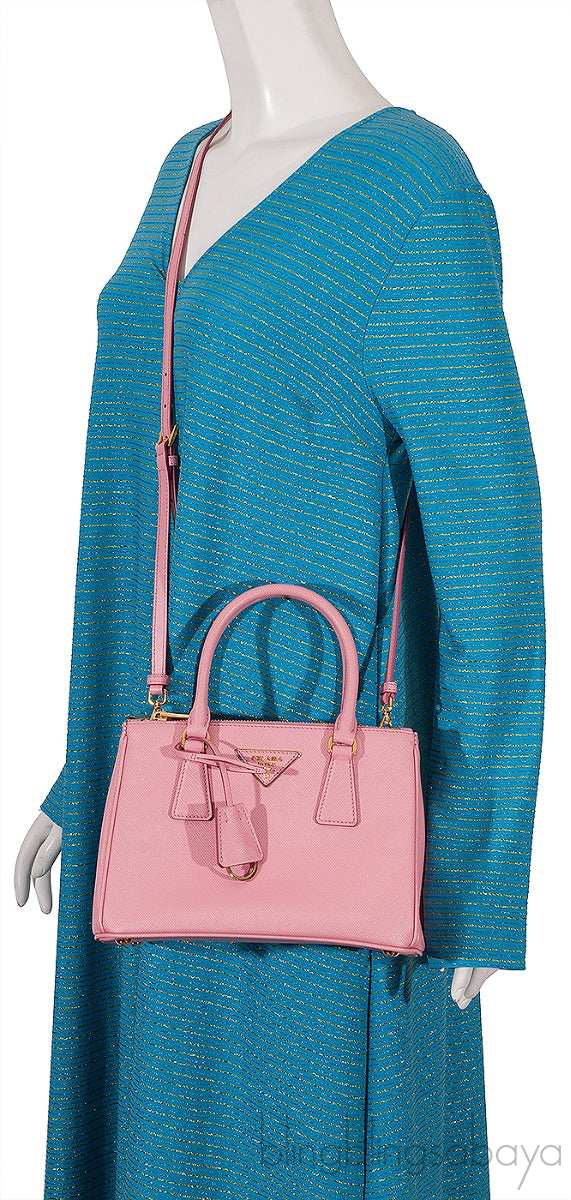 Galleria Saffiano Leather Bag Small