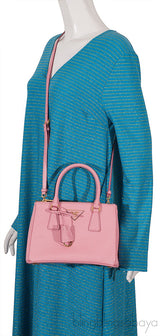 Galleria Saffiano Leather Bag Small