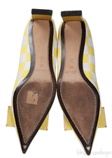 Louis Vuitton Bi-color Sequin Magic Square Satin Pump