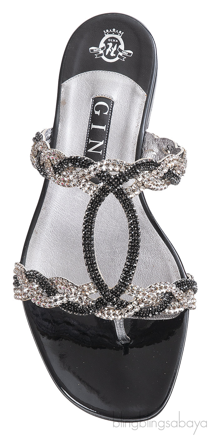 Gina Isabel Jewelled Flat