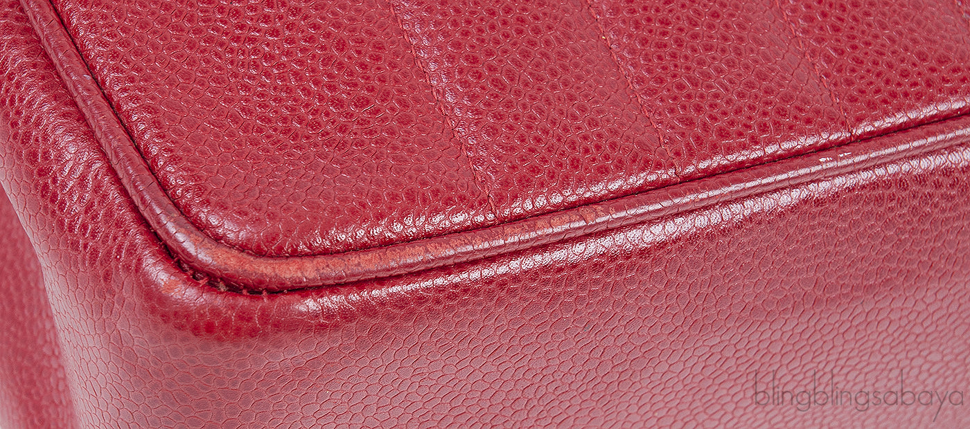Red Caviar Vintage CC Flap Bag
