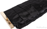 Dolce & Gabbana Miss Lady Black Satin Clutch