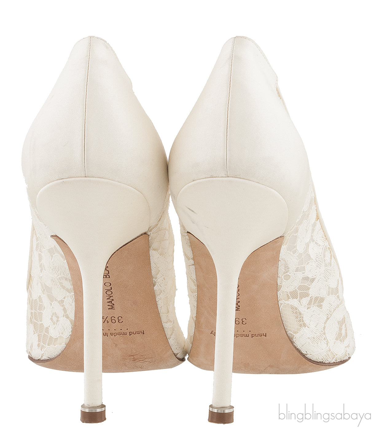 Floral Lace Ivory Hangisi Pump