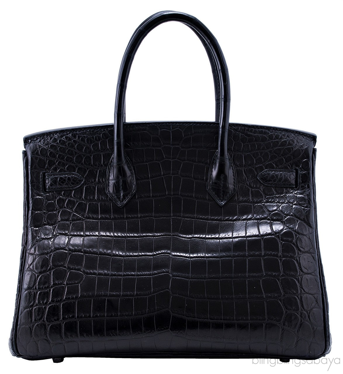 Birkin 30 Black Matte Nilo Croco