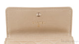 Gold Quilted Card Holder
