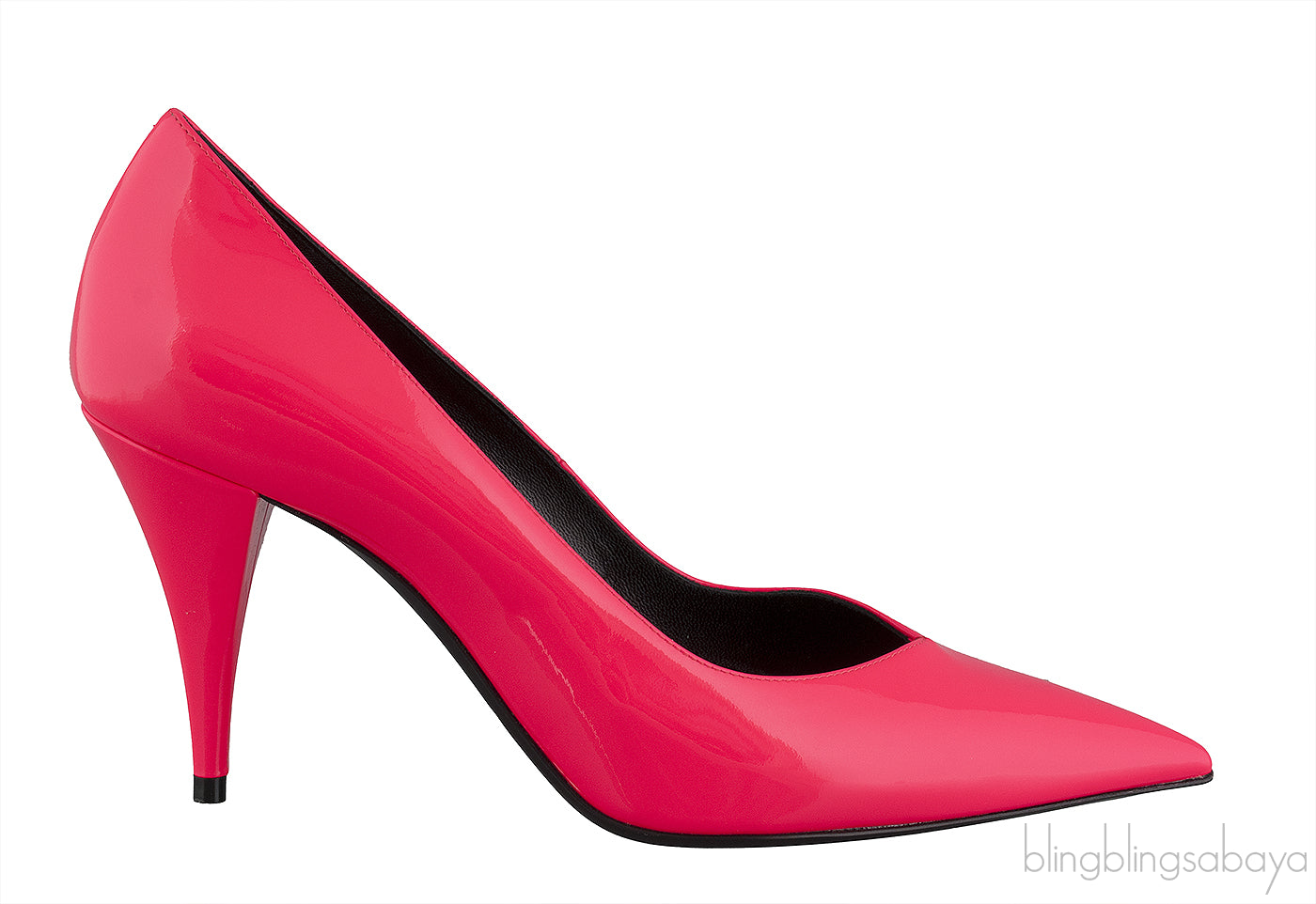 Neon Pink Pointed Toe Heels
