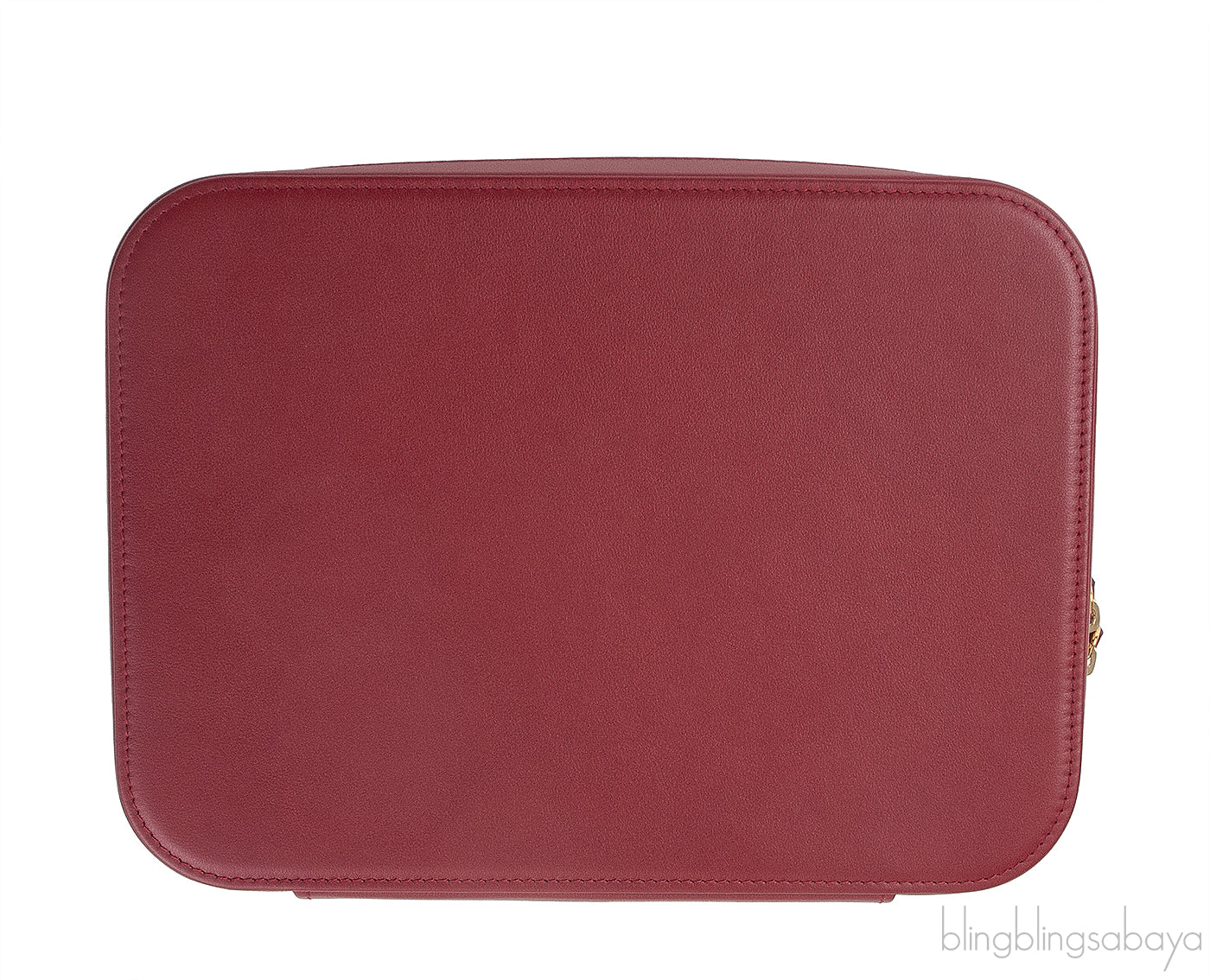 Cartier Travel Jewelery Box Leather Diabolo Red