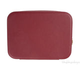 Cartier Travel Jewelery Box Leather Diabolo Red