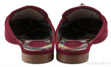 Oz Suede Bordeaux Mule