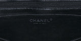 Black Patent Maxi Flap Bag