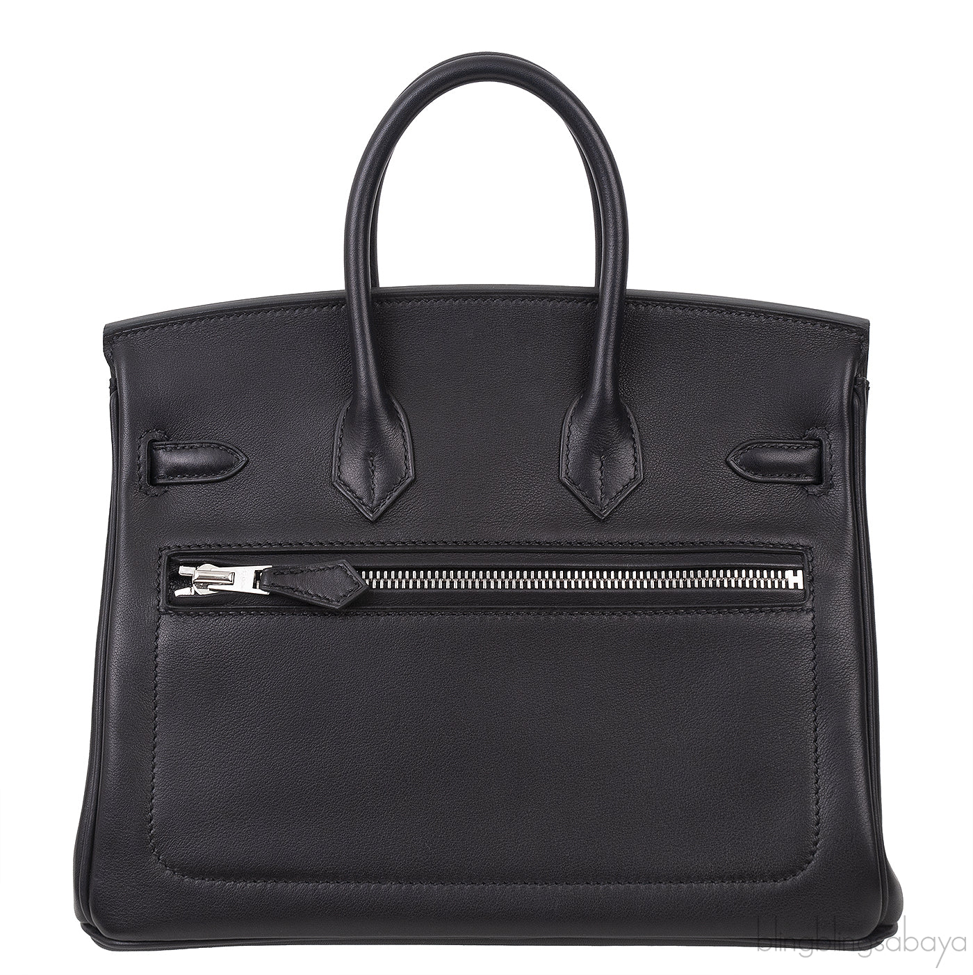Birkin Rock 25 Black Volupto PHW Hermes Limited Edition