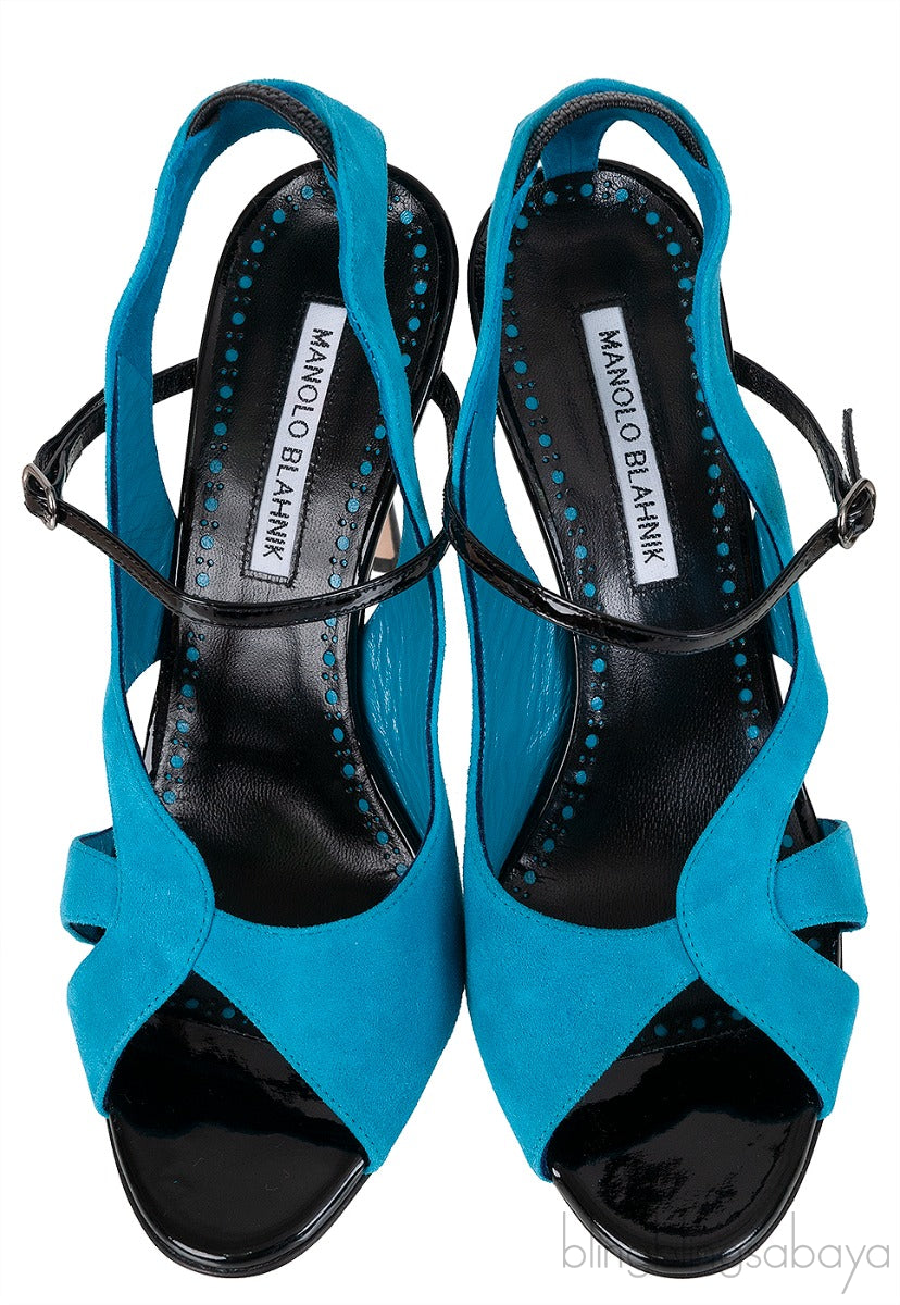 Bi-color Strappy Sandals