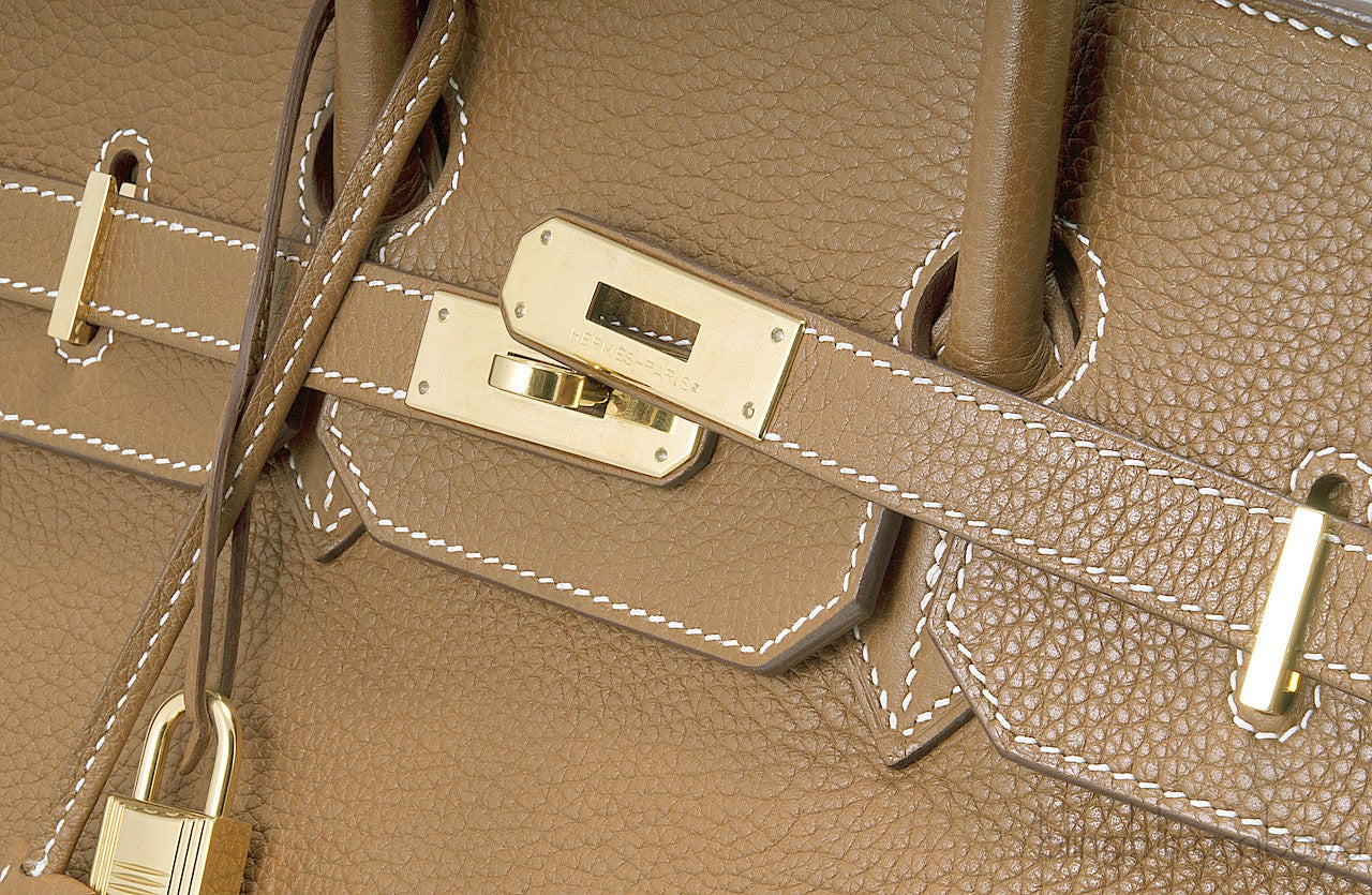 Birkin 35 Gold Taurillon Clem