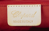 Chopard Blue Denim Distressed Logo Shoulder Bag