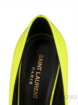 Neon Green Pointed Toe Heels