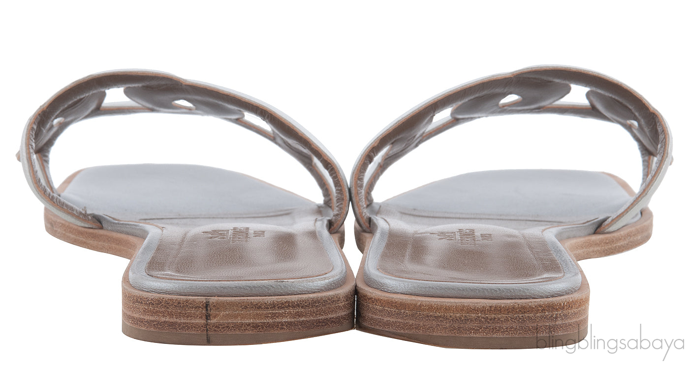 Omaha Silver Sandals