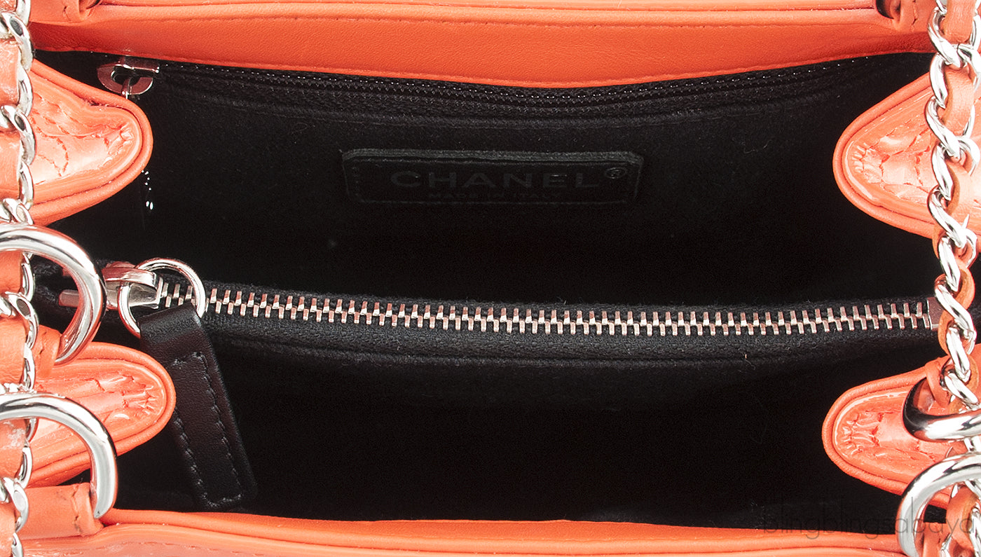 Coco Shine Accordion Patent Mini Bag