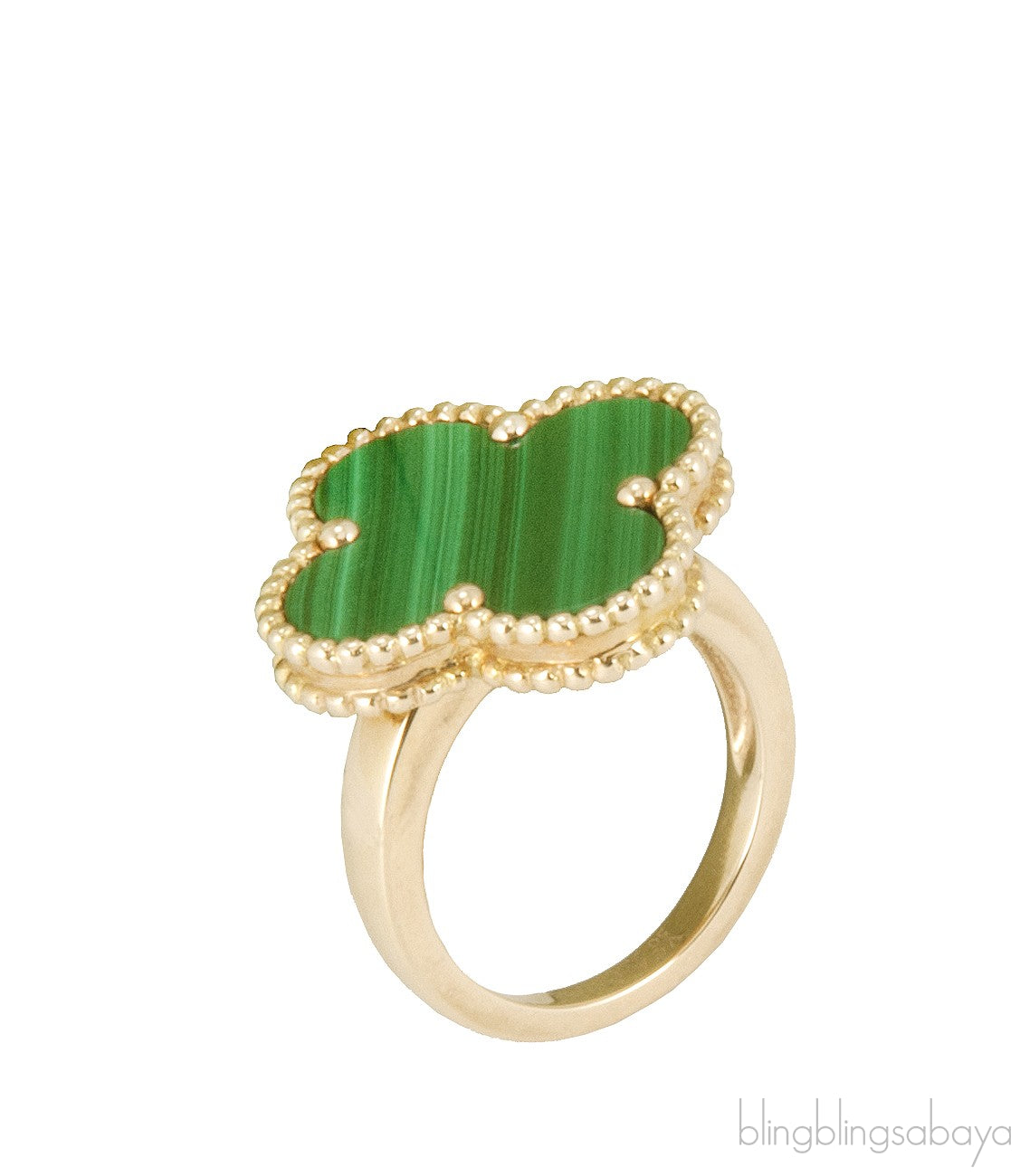 Magic Alhambra Malachite Ring
