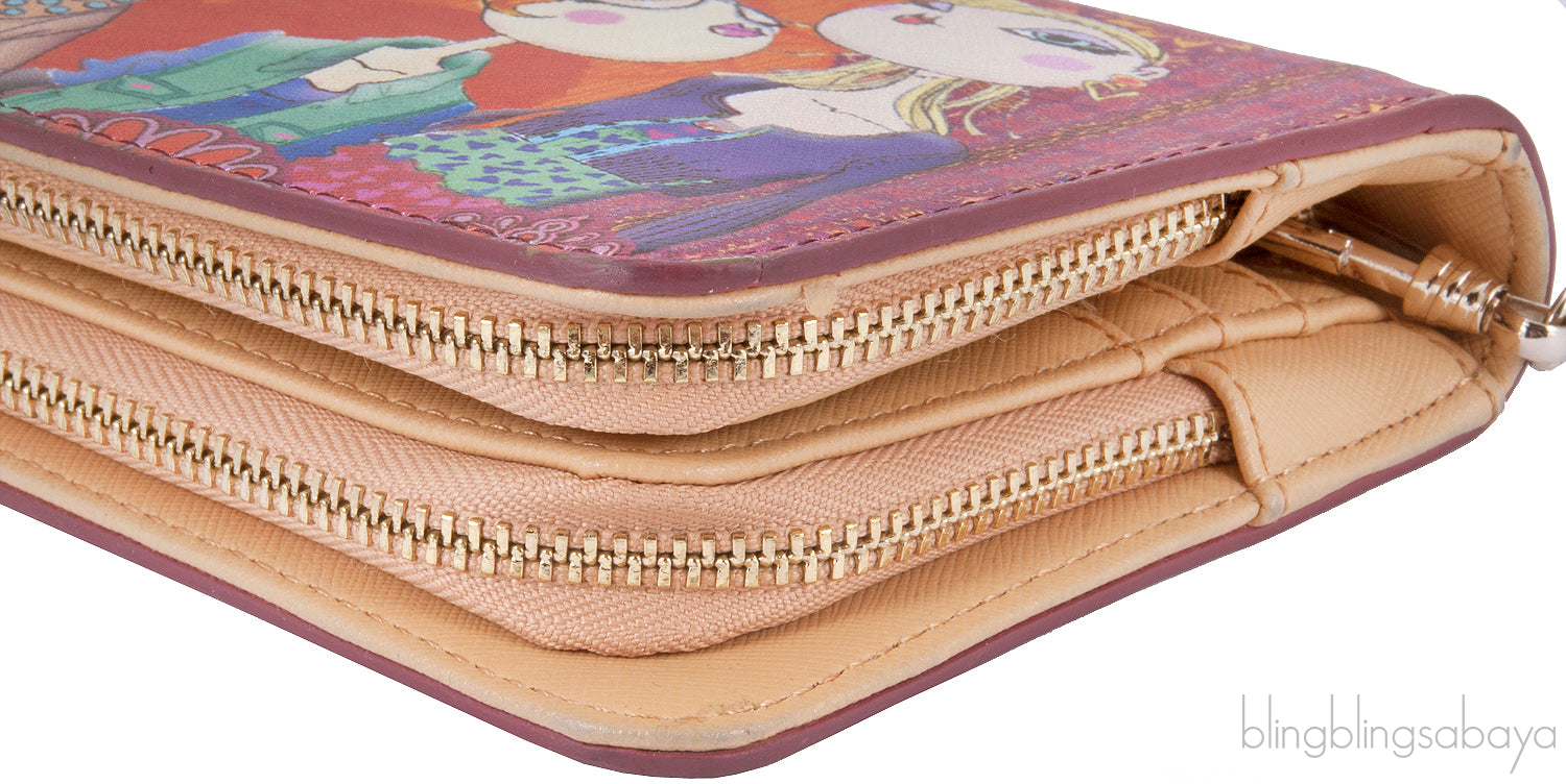 Girls Print Clutch Shoulder Bag