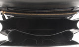 Classic Box Black Leather Bag