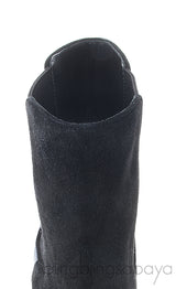 Pointed-toe Boots Crystal Heels