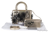 Christian Dior Lady Dior Art "Manal Aldowayan" Metallic Palm Art Bag