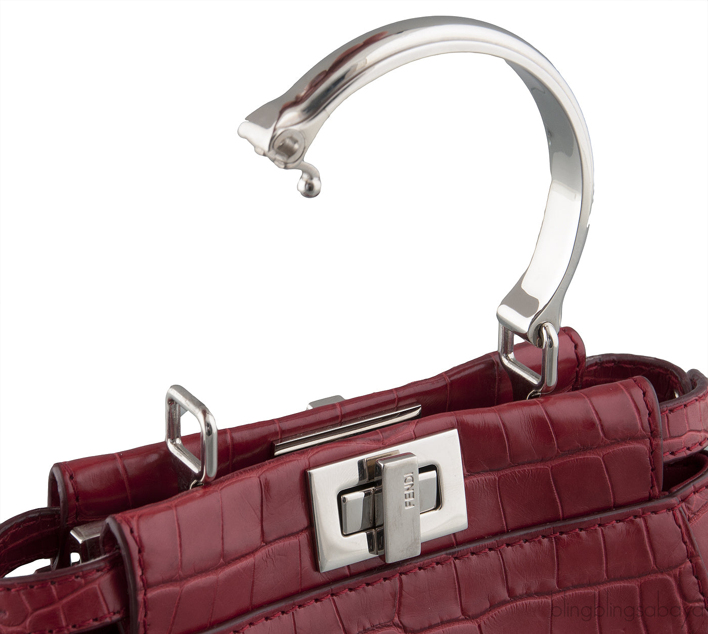 Red Micro Crocodile Peekaboo