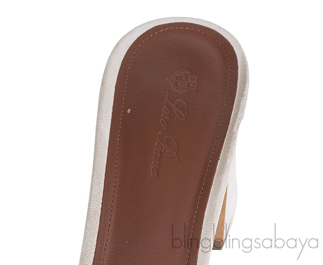 Loro Piana Powder Pearl Summer Charm Sandals