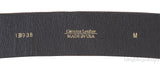 Oscar Dela Renta Metallic Gold Double Hinge Belt