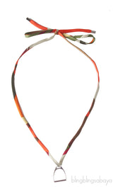 Multicolor Tourbillon Silk Necklace