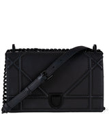 Dior Diorama Black Ultra Matte Medium Shoulder Bag