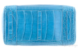 Ricky Blue Green Alligator Bag
