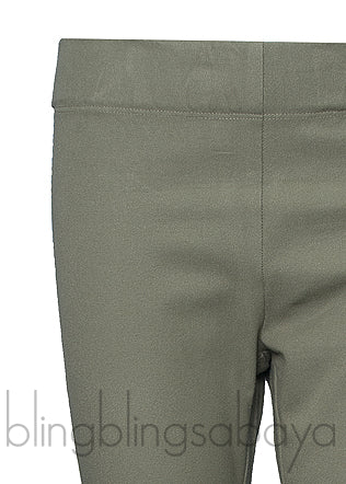 Moss Green Stretch Leggings