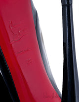 Lady Peep Sling Patent Pump