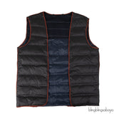Loro Piana Black Down Men\'s Jacket Detachable Gilet