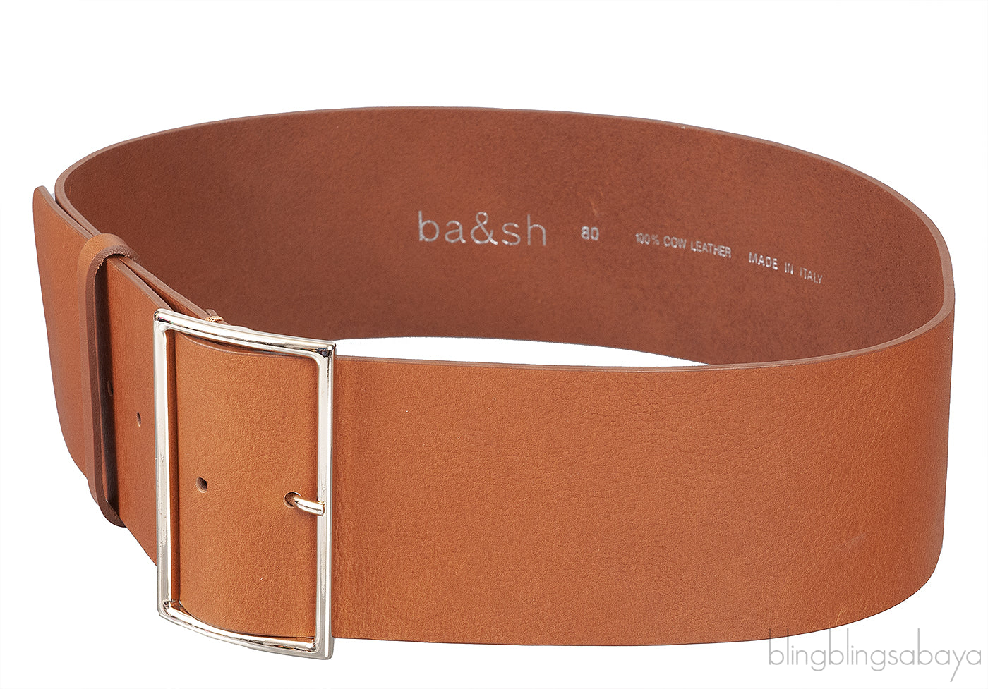 Brown Bianca Wide Belt