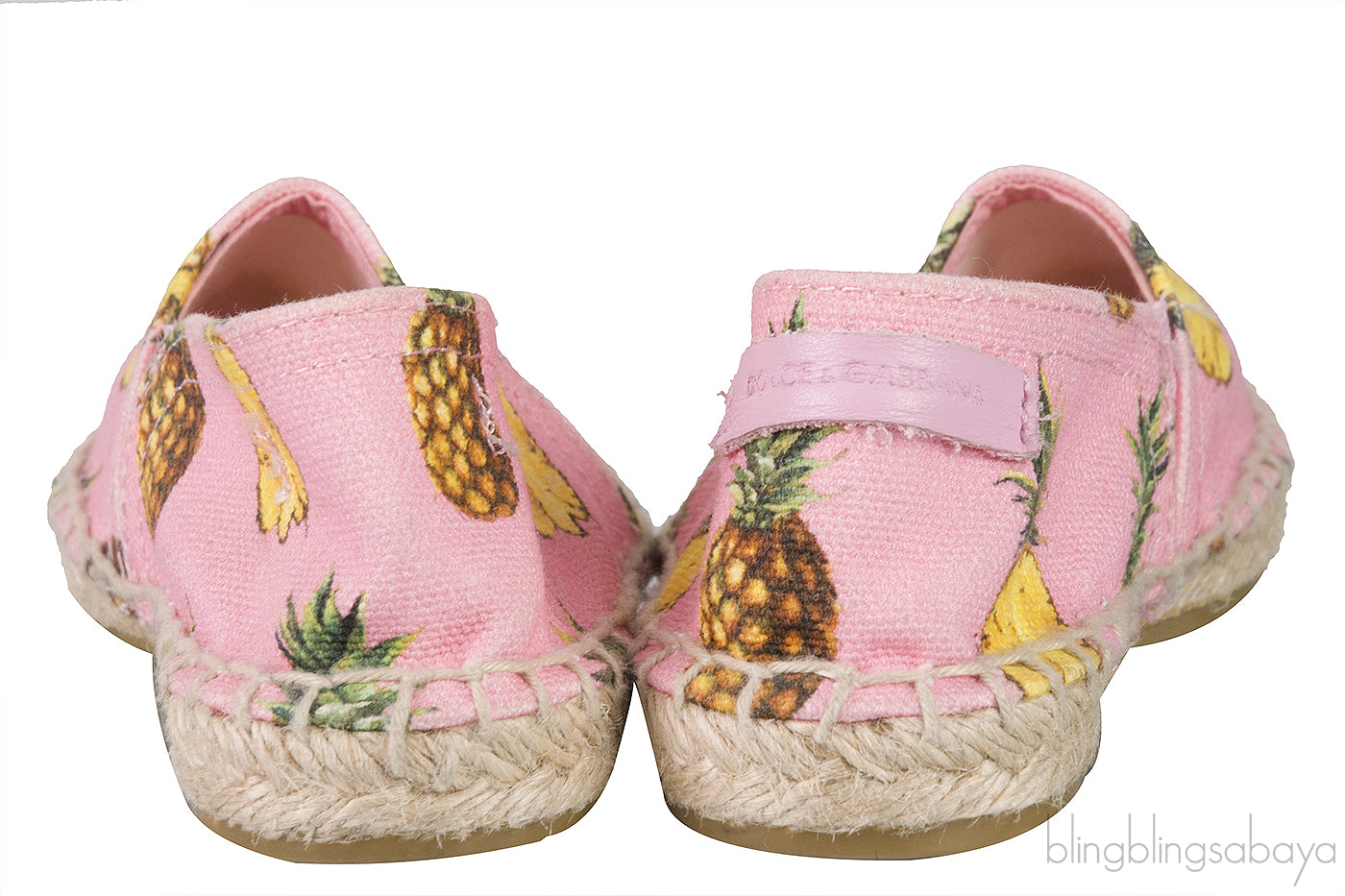 Pineapple Print Kids Espadrille