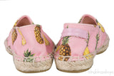Pineapple Print Kids Espadrille