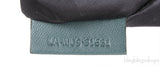 Green Python Monete Fold-over Clutch