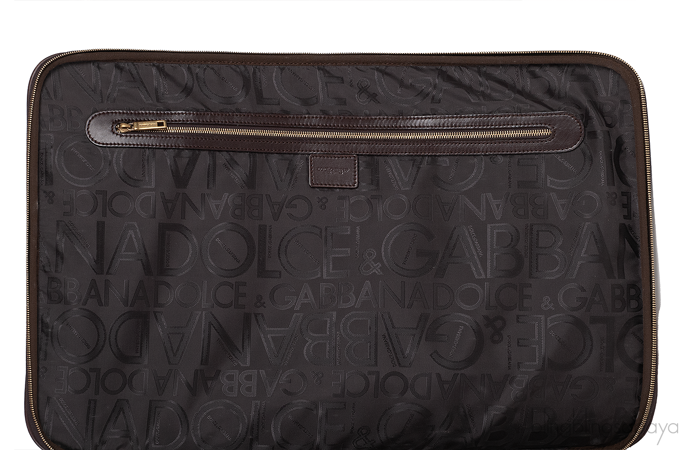 Leopard Pony Hair Medium Luggage Trolley