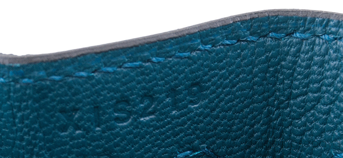 Kelly 32 Retourne Bleu Cobalt Togo