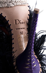 Tahiti Platform Feather Sandals