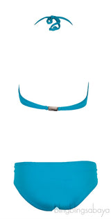 Aqua Blue Two-Piece Swimsuit