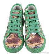 Gucci Green Safari Kids Sneakers