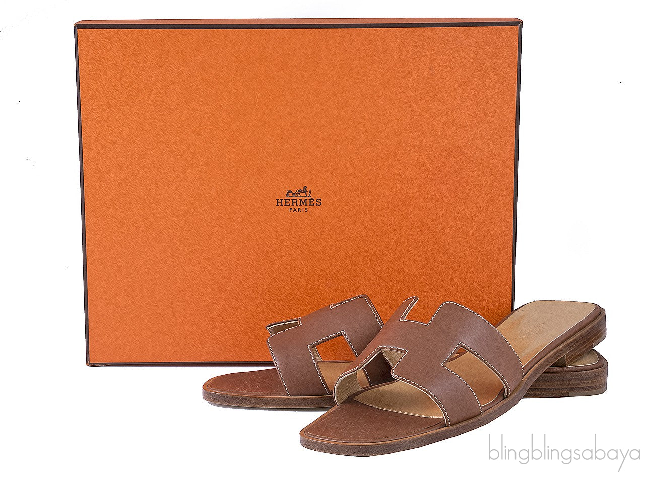 Oran Sandal Kidskin Brown