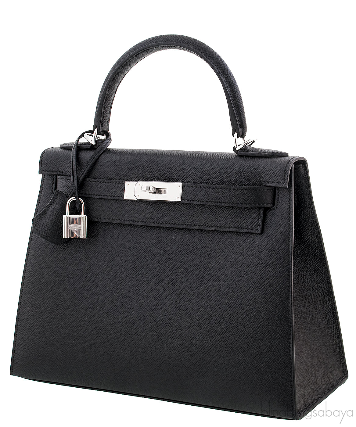Kelly 28 Sellier Epsom Black PHW